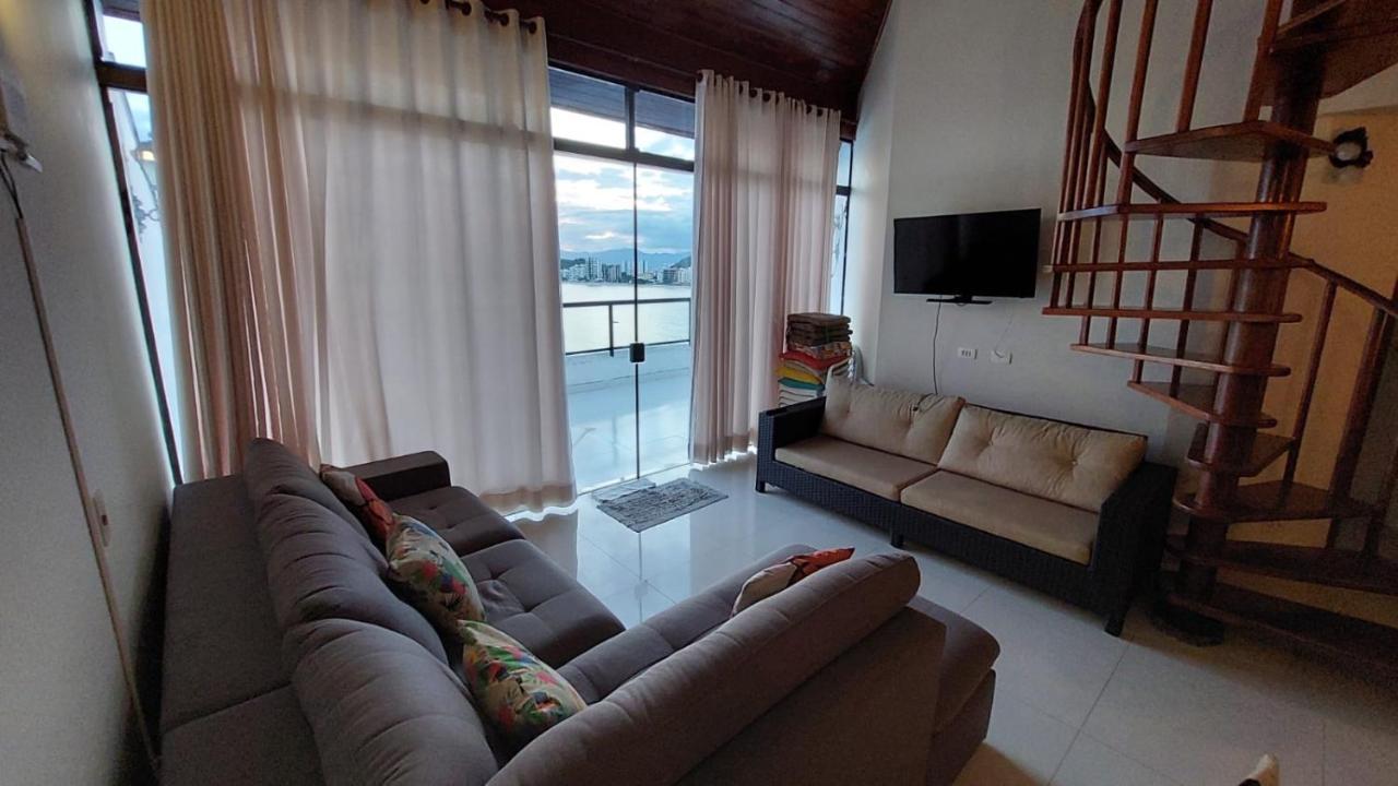 Apartamento Linda Cobertura Duplex, Pé Na Areia,Vista Linda. Caraguatatuba Exterior foto