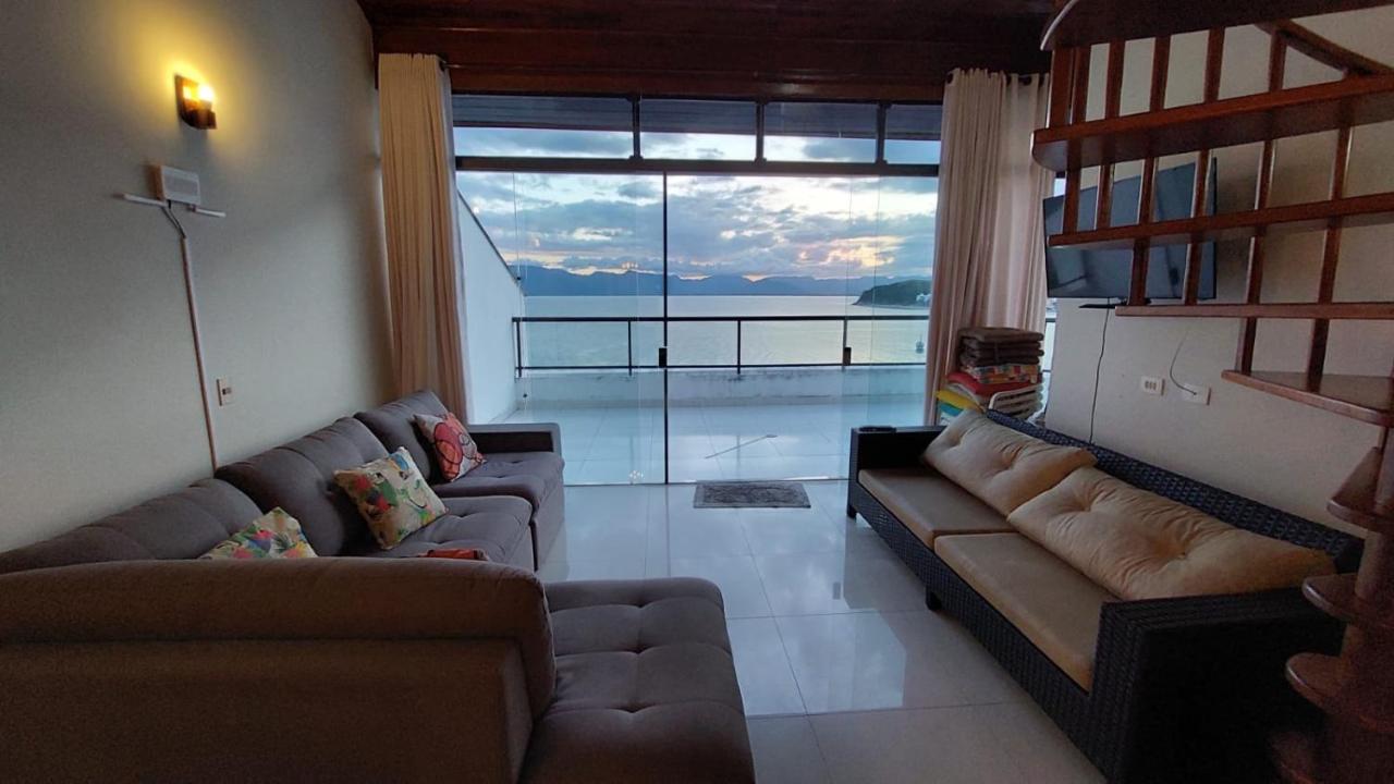 Apartamento Linda Cobertura Duplex, Pé Na Areia,Vista Linda. Caraguatatuba Exterior foto