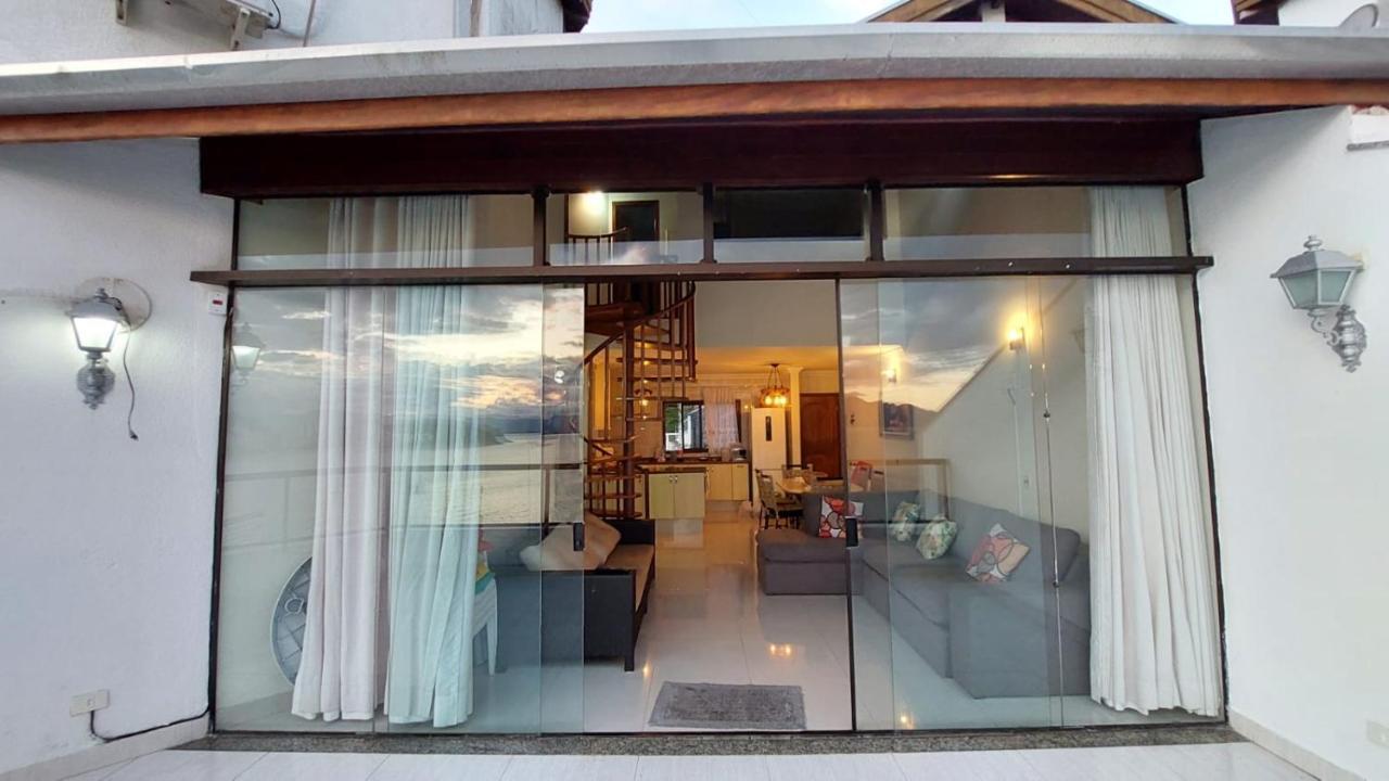 Apartamento Linda Cobertura Duplex, Pé Na Areia,Vista Linda. Caraguatatuba Exterior foto