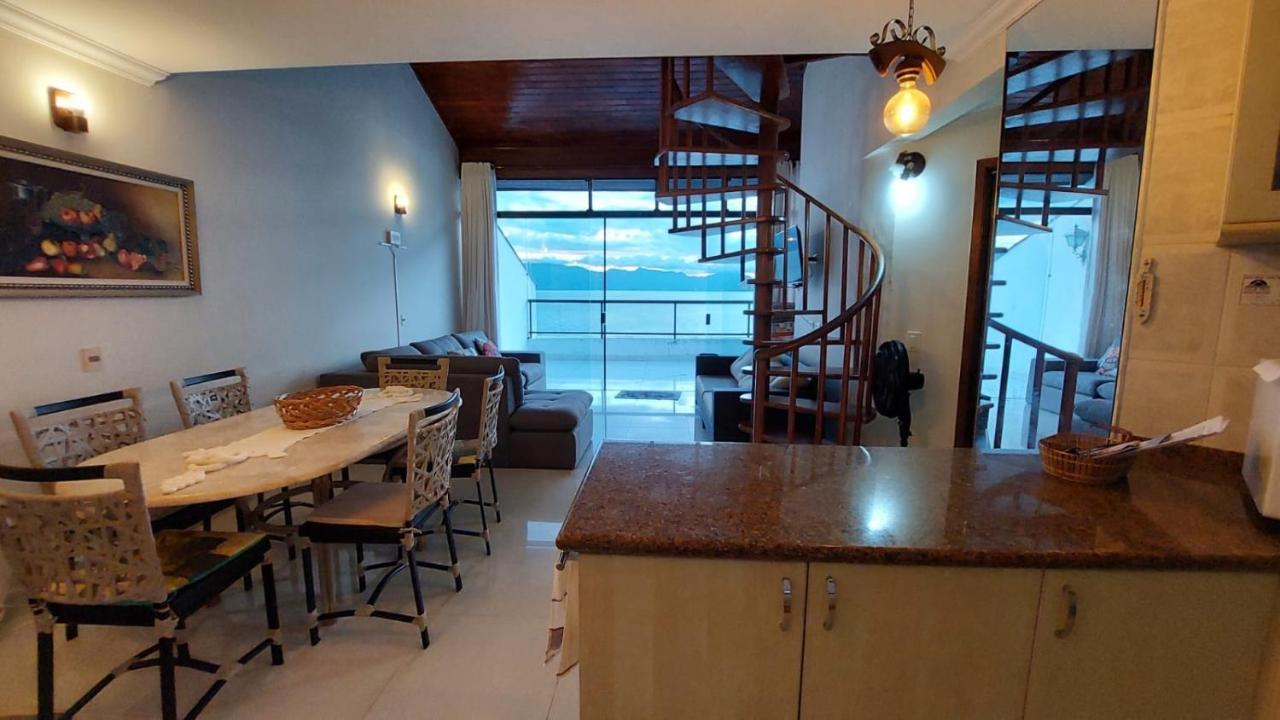 Apartamento Linda Cobertura Duplex, Pé Na Areia,Vista Linda. Caraguatatuba Exterior foto