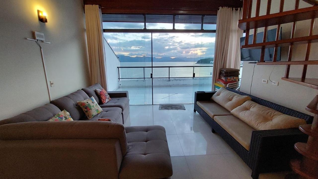 Apartamento Linda Cobertura Duplex, Pé Na Areia,Vista Linda. Caraguatatuba Exterior foto